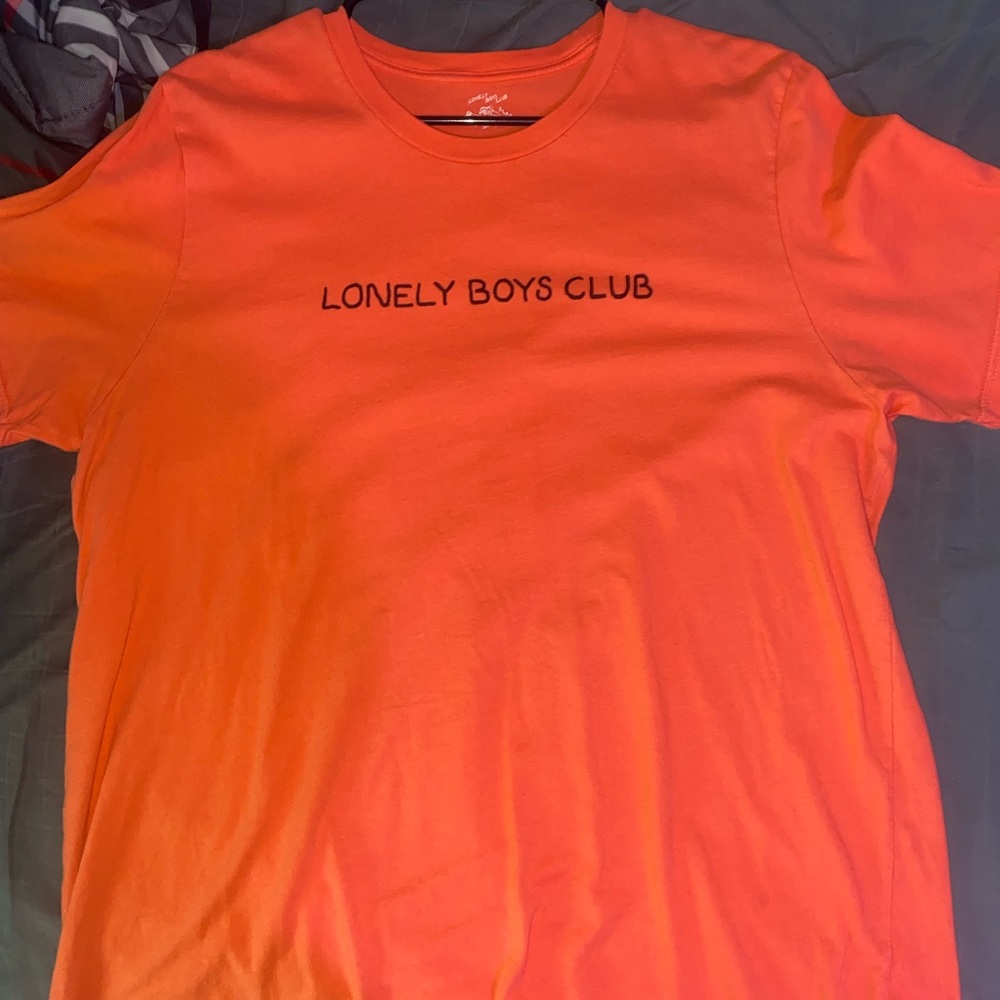 Lonely Boys Club XL Orange / Salmon tshirt rare